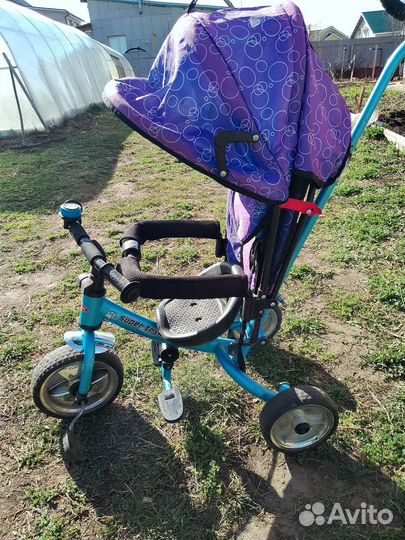 Велосипед коляска с ручкой