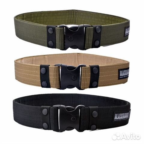 Ремень тактический (хаки, черный, песок)