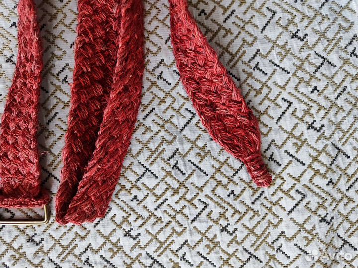 Ремень из конопли бохо новый