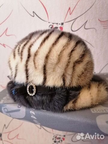 Шапка норковая женская
