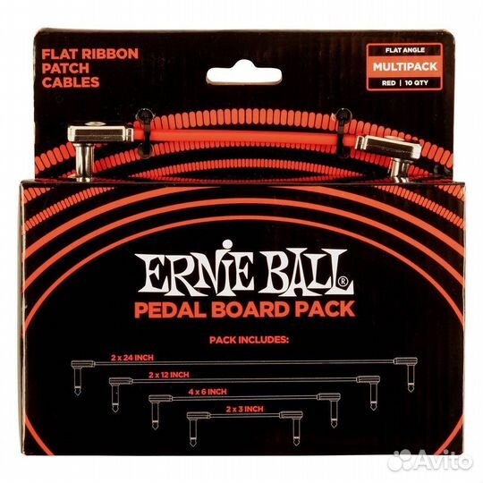 Набор из 10х патчей Ernie Ball 6404 Fla. (Новый)