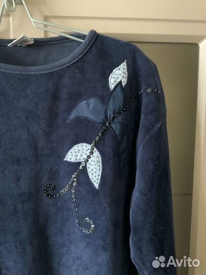 Джемпер,кофта велюровая