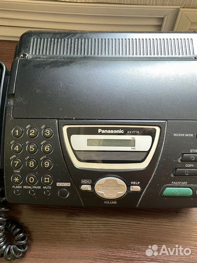 Телефон факс panasonic