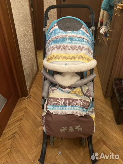 Санки коляска ника 7 8