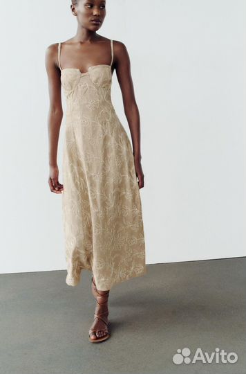 Платье Zara новая коллекция 2024