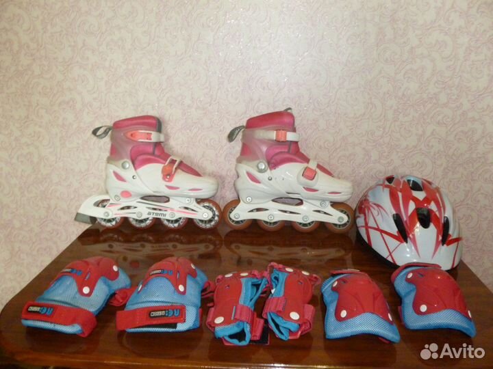 Ролики для девочек с защитой