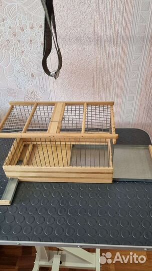 Клетка для птиц из дерева