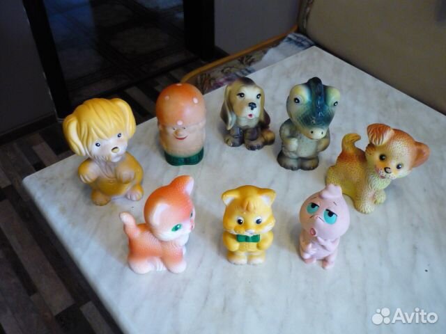Резиновые игрушки СССР 8 шт. (за все)