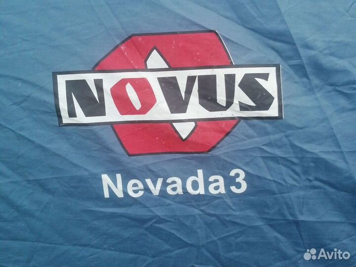 Палатка оранж и синяя Новус. 3х мест. Продам арен