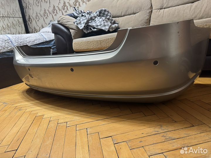 Бампер задний VW polo 5 дорест