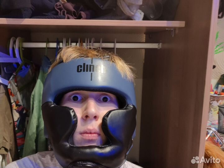 Боксерский шлем clinch