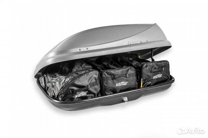 Автобокс Koffer T-80 серый матовый