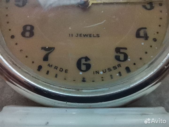 Часы Будильник слава СССР