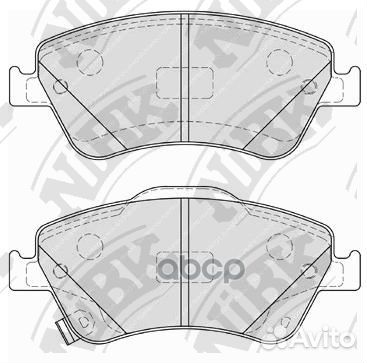 Колодки тормозные дисковые toyota corolla 1.6 2