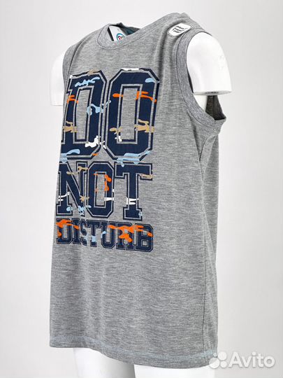 Футболка (майки, рубашки) мальчик Серый EU 158-164 cm, 14-16 лет Хлопок Новое с биркой
