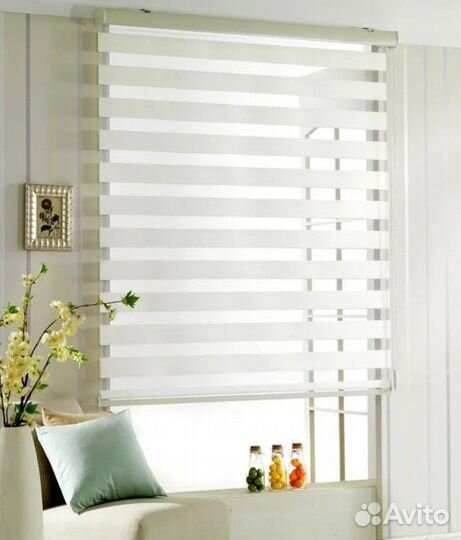 Жалюзи на окна день ночь пластиковые