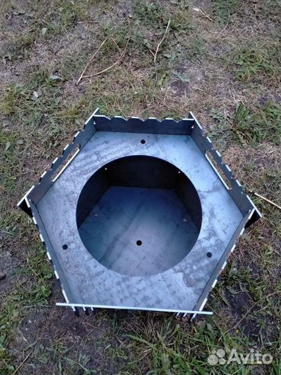 Разборный мангал под казан 3 мм