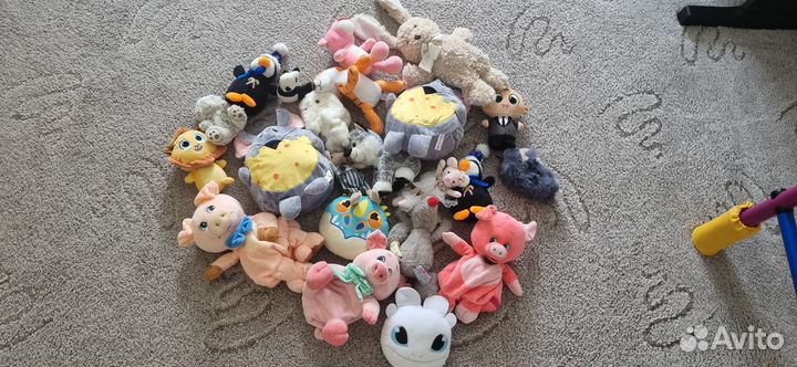 Мягкие игрушки пакетом бесплатно