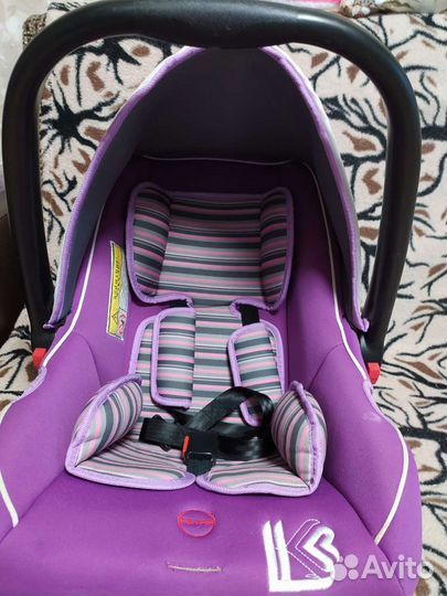 Автолюлька LK-02, группа 0+, цвет фиолетовый