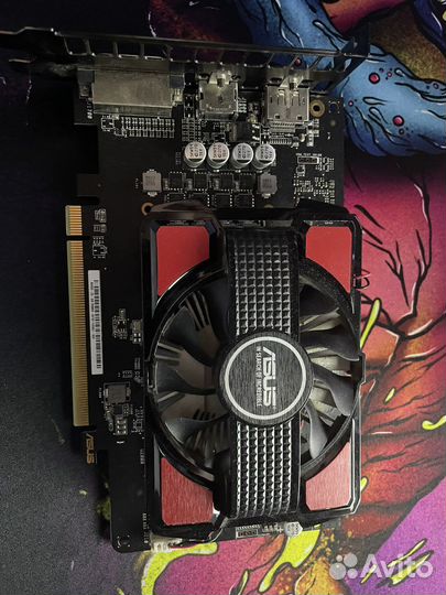 Видеокарта asus PCI-E Radeon RX550-4G