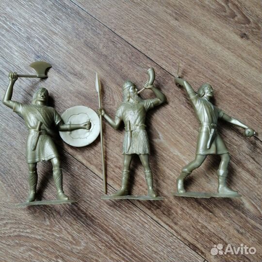 Игрушка Солдатики викинги, трапперы