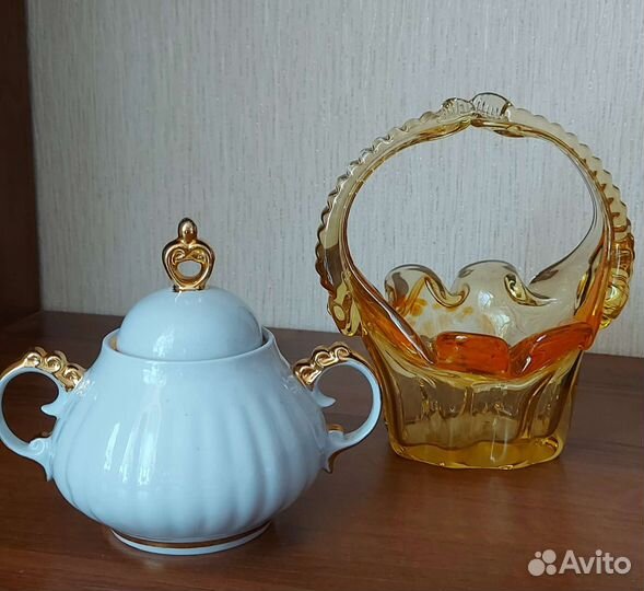 Сахарница, Чайник восточный и Вазы винтаж/ СССР