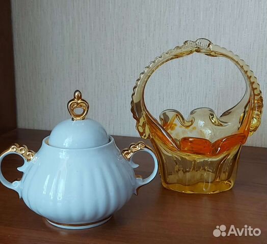 Сахарница, Чайник восточный и Вазы винтаж/ СССР