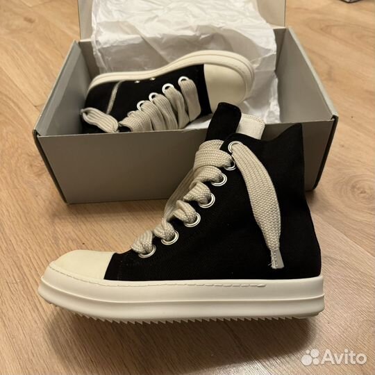 Rick Owens drkshdw Jumbo high black milk Оригинал