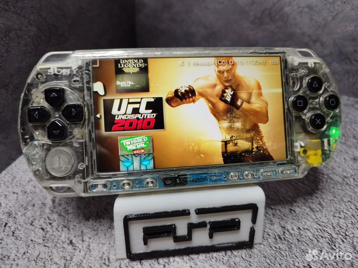Sony PSP3008 Прозрачная 128GB 2400+ игр