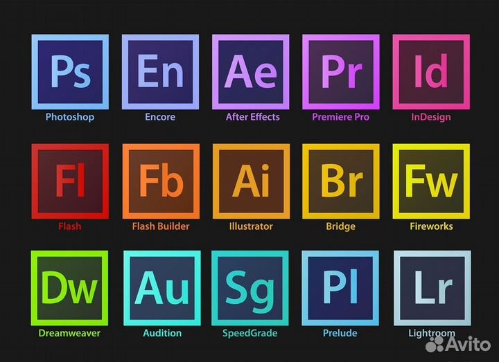 Adobe Creative Cloud лицензия подписка