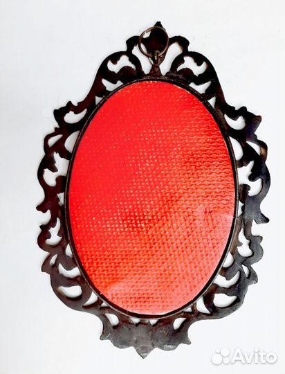 Шелкография в бронзовой рамке 