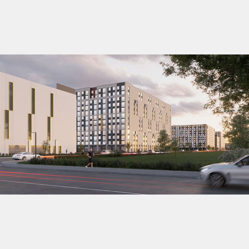 1-к. квартира, 36 м², 10/12 эт.