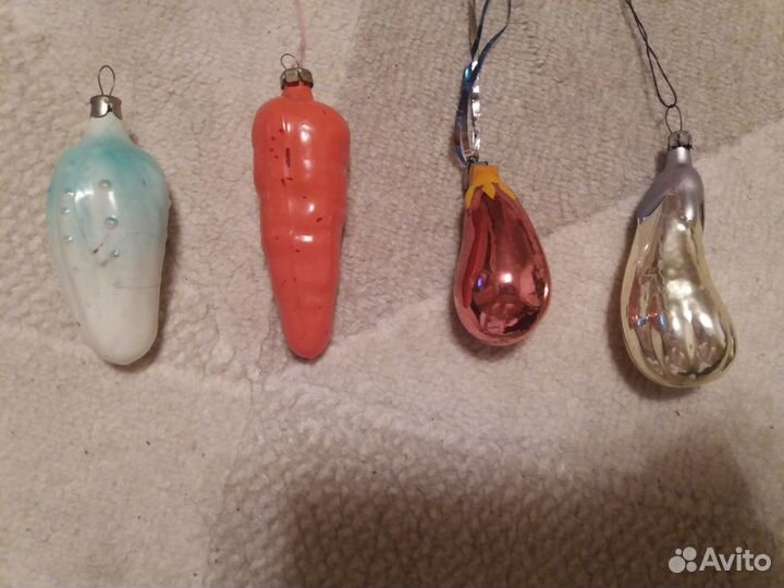 Елочные игрушки СССР 