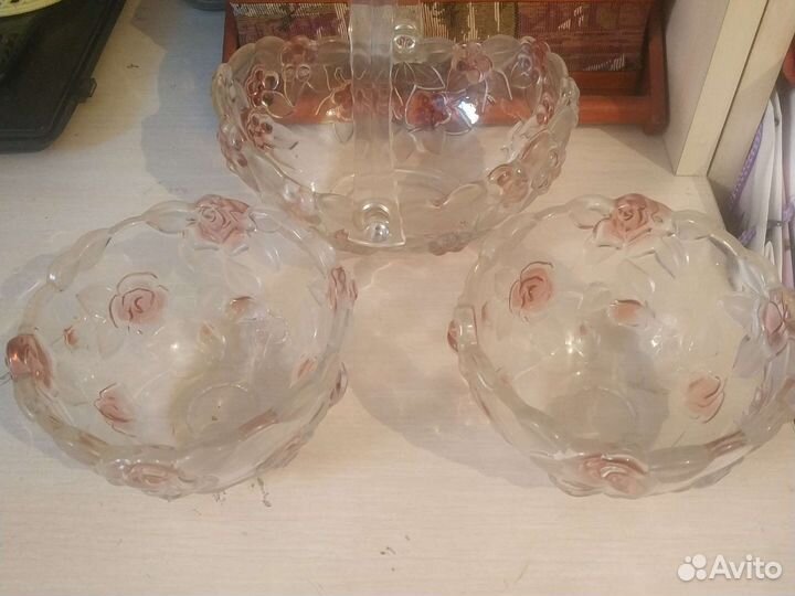 Вазы, салатники Германия, марганцевые СССР