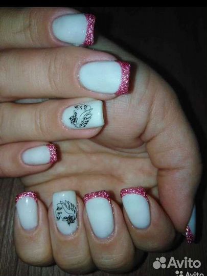 Наращивание И покрытие ногтей гель - лаком