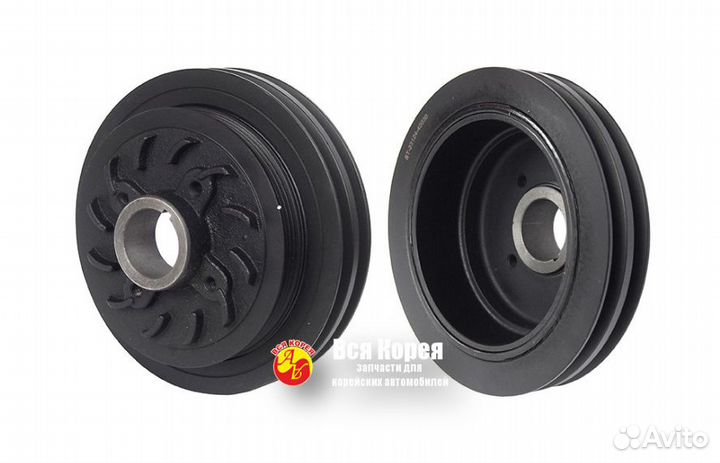 Шкив коленвала Hyundai Starex Старекс D4BH б/у