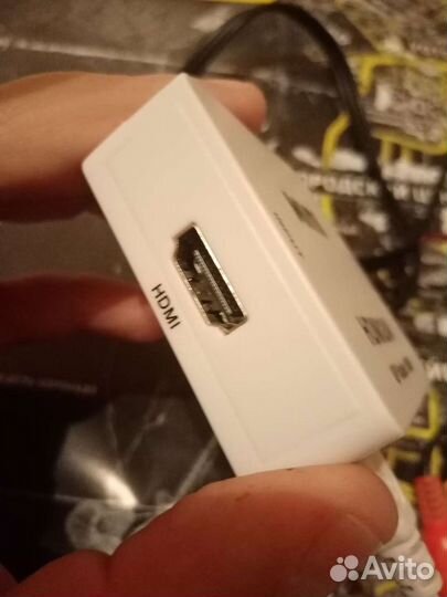 Переходник hdmi на тюльпаны