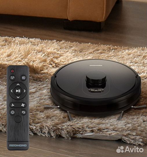 Робот-пылесос redmond RV-R670S, Черный