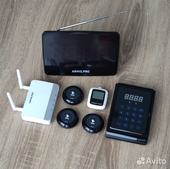 Кнопка вызова официанта модель Премиум, комплект