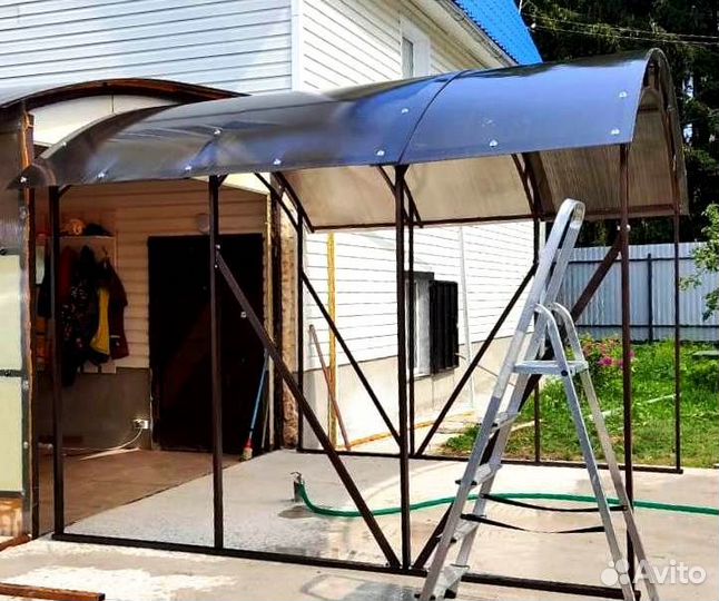 Нaвеc уcилeнный 3.6 x 3.0м. Бeседка