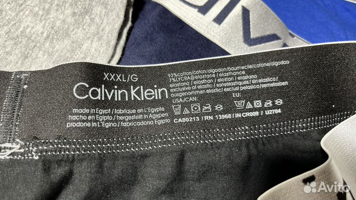 Трусы мужские боксеры calvin klein 5шт