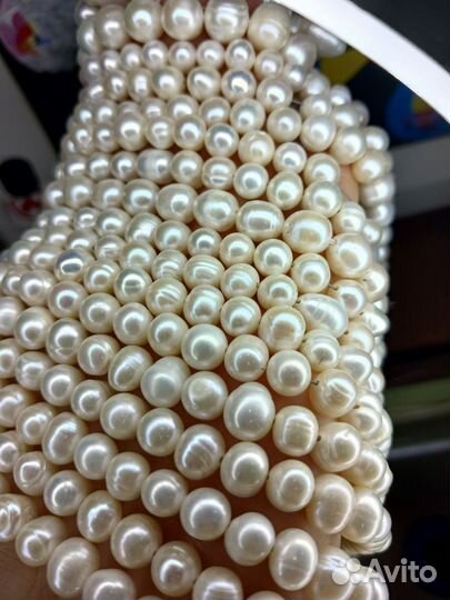 Белый жемчуг натуральный