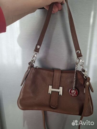 Сумка кожаная женская италия новая