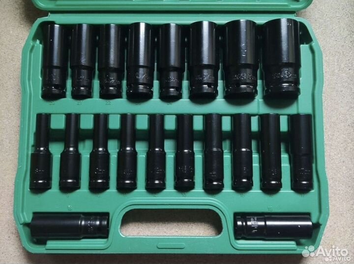 Набор ударных головок для гайковерта 1/2