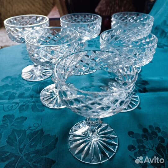 Креманки, салатники, хрусталь