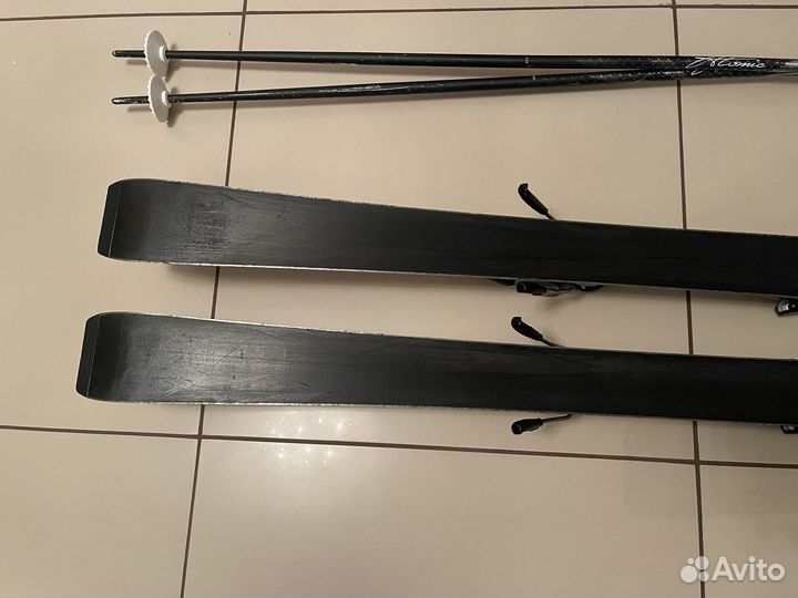 Горные лыжи женские fisher 155cm и палки 122cm