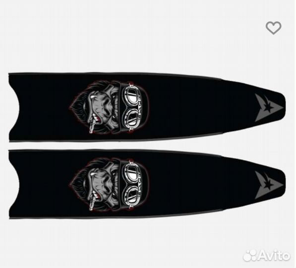 Дизайнерские лопасти Leaderfins Карбон