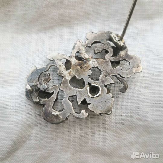 Антикварная брошь Австро-Венгрия