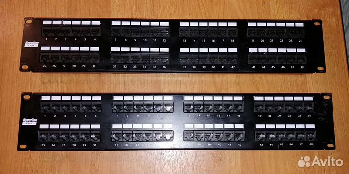 Патч-панель HyperLine 48 портов кат. 5е