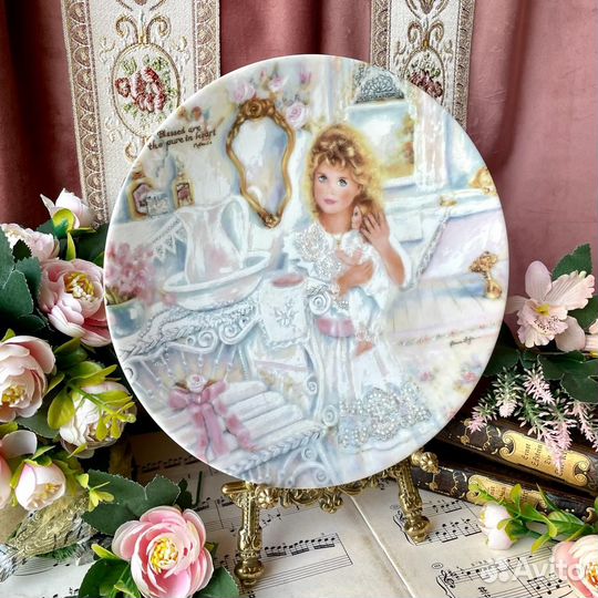 Декоративная тарелка Чистые сердца блаженны